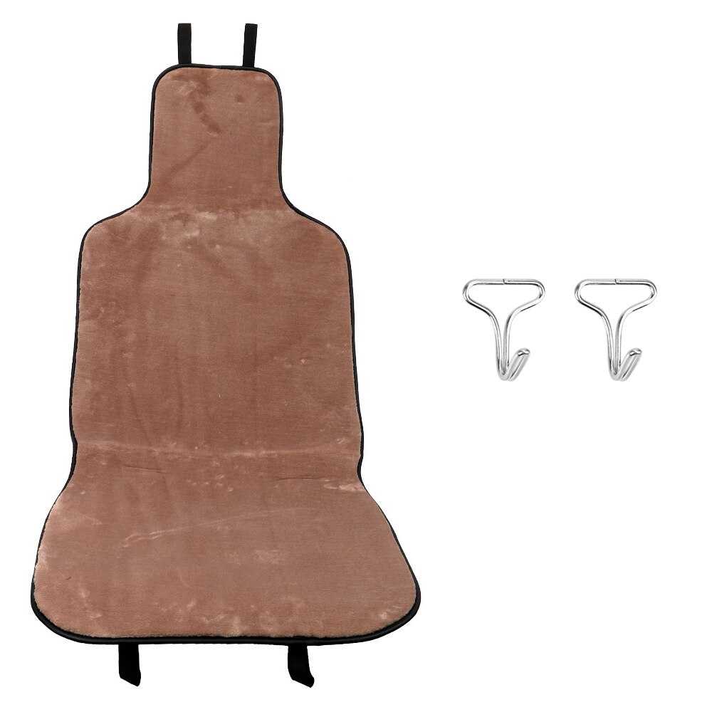 Zachte Pluche Auto Bekleding Auto Zitkussen Pad Antislip Warmer Winter Supply Automobiles Stoelhoezen Universele Auto -Styling