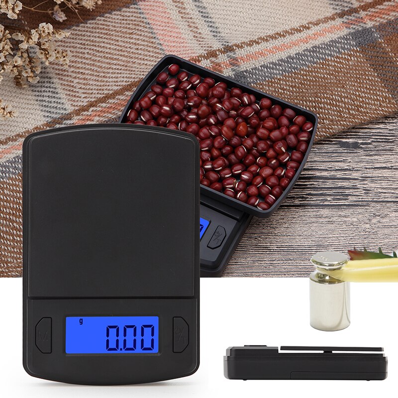 Mini Precisie Pocket Digitale Weegschaal Voor Goud Sterling Sieraden Schalen Gewicht Gram Balance Lcd Elektronische Weegschalen Hoge Precisie