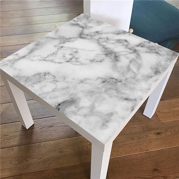 Autocollants de Table en PVC Style Grain de bois, 55x55CM, pour café Bar, autocollant de rénovation de bureau, bricolage, housse de nappe imperméable: LK025