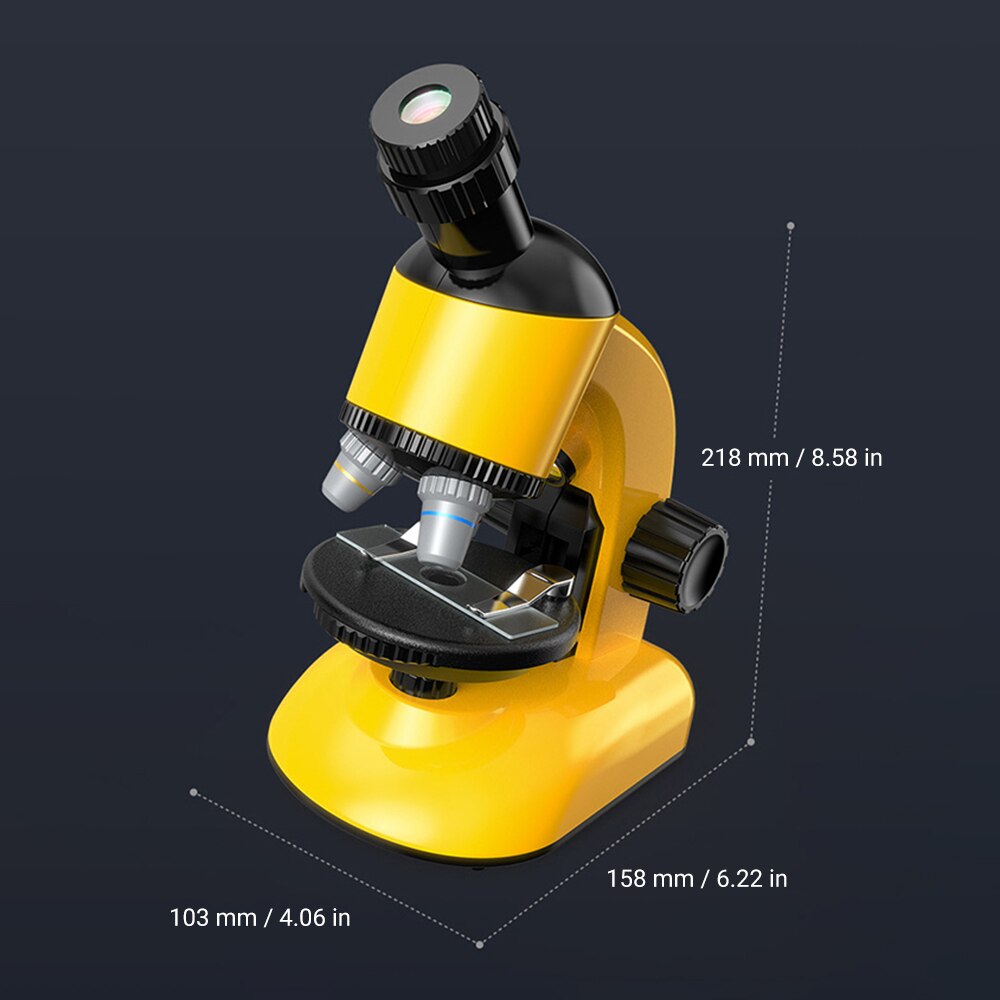 Microscopio per bambini oggetto e osservazione dei campioni 40X ~ 800X ingrandimento Mini Desktop Kit microscopio per principianti Mini microscopio per bambini