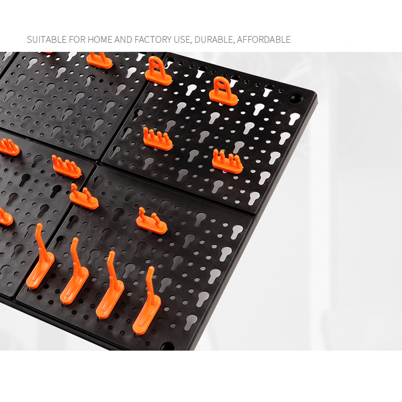 Plastic Hook Tool Box Wall-Mounted Tool Parts Organiser Component Box Hanging Plastic Toolbox Wall Hardware Parts Box