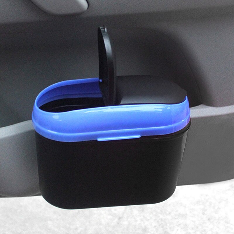 Car Auto Rubbish Dustbin Trash Can Garbage Dust Case Box Car Storage Case Car Trash Bin Car Accessories