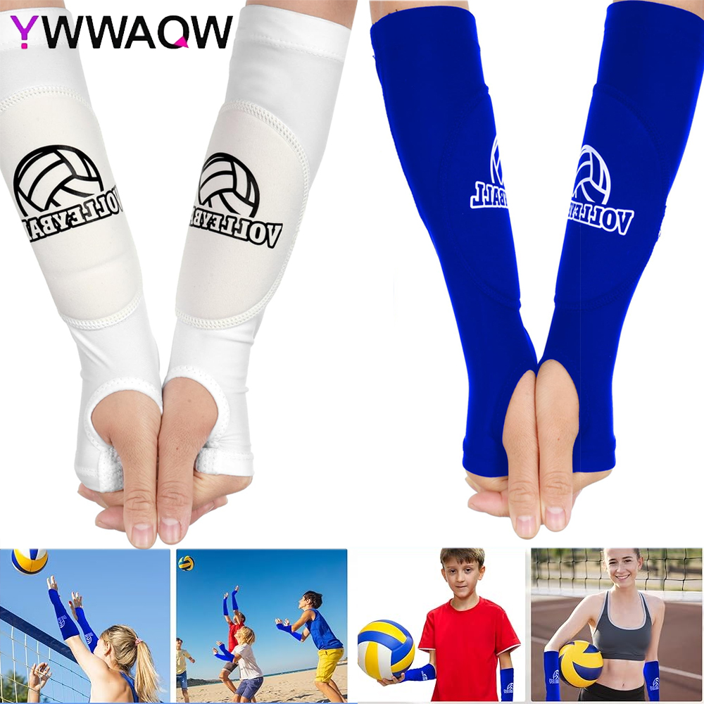 1 Paar Volleyball-Armmanschetten-Handschuhe für Unterarm, Kompressionstest, Training, Basketball, Handgelenkstütze, Schutz, Sport-Armschutz