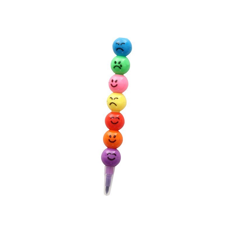 Mohamm 1Pc sud-coréen Smiley Crayon confit gourde Crayon stylo papeterie fournitures scolaires