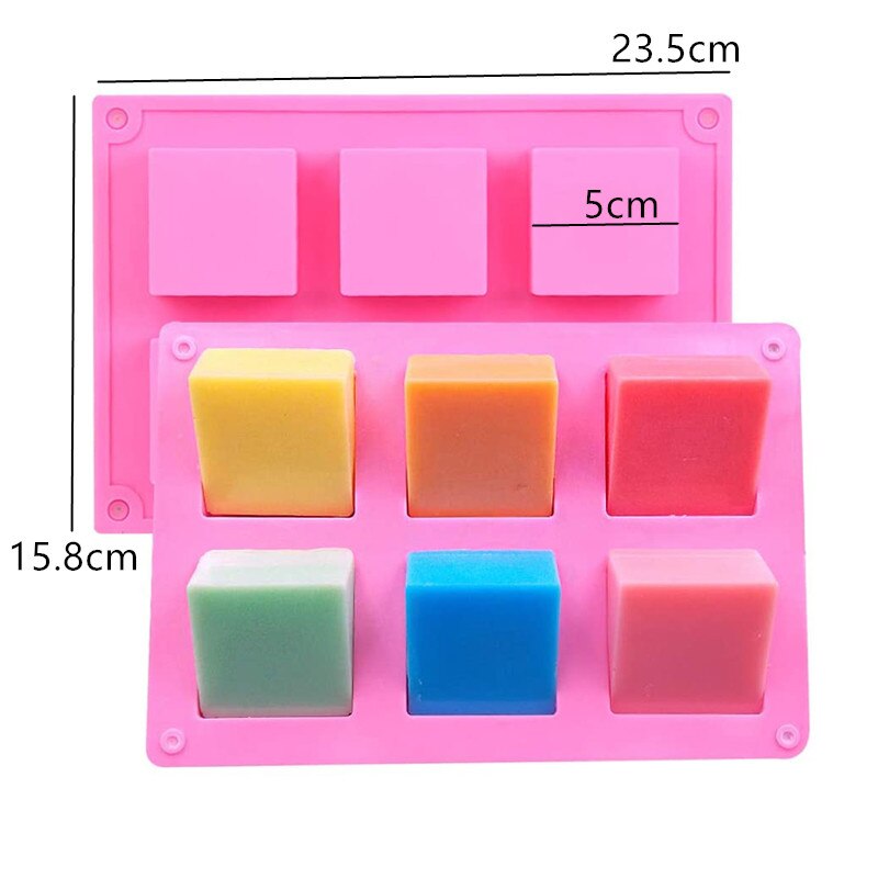 3D Handmade Silicone Soap Molds Bee Honeycomb Chocolate Biscuit Ice Cube Silicone Mold Tools DIY Flower Shape Soap Resin Crafts: 7
