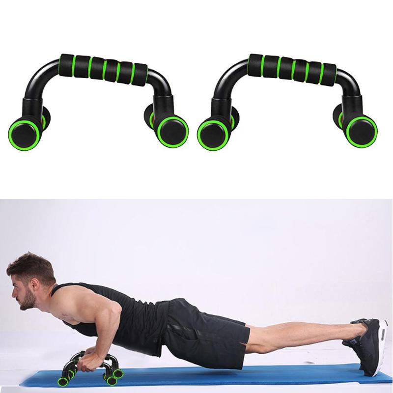 1 Pair Push Up Bar Stand Pushup Board Exercise Training Chest Bar Sponge Hand Grip Trainer Body Building Fitness Equipments