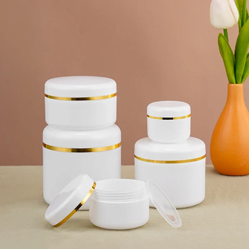40 stuks/set potjes met deksels, plastic flesjes, crèmepotjes, cosmeticaverpakkingen, lipglossdoosjes, kleine potjes, lege navulbare gelblikjes
