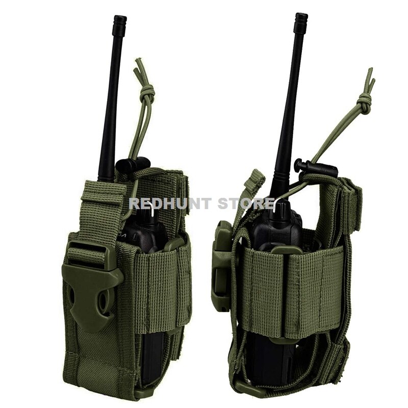 Verstellbare taktische Radio Halfter Tasche Molle Zwei-Wege-Radio Halfter Beutel Halfter Nylon Pflicht Aufbewahrung koffer Walkie Talkie Tasche