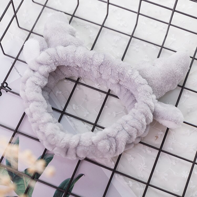 1pc kerstgewei haarband hoofdband pluche driedimensionale washandjes haarbanden badhanddoeken voor volwassenen werknemersvoordelen....