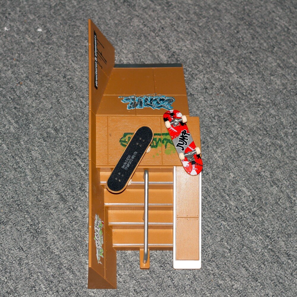 Finger Skateboard Ramp Parts - ABS Plastic - 28.5x21x11cm - for Kids & Adults