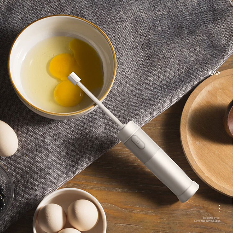Electric Cooking Bl-ender Egg Beater Mini Handle Stirrer Coffee Electric Milk Frother Foamer Batidora Drink