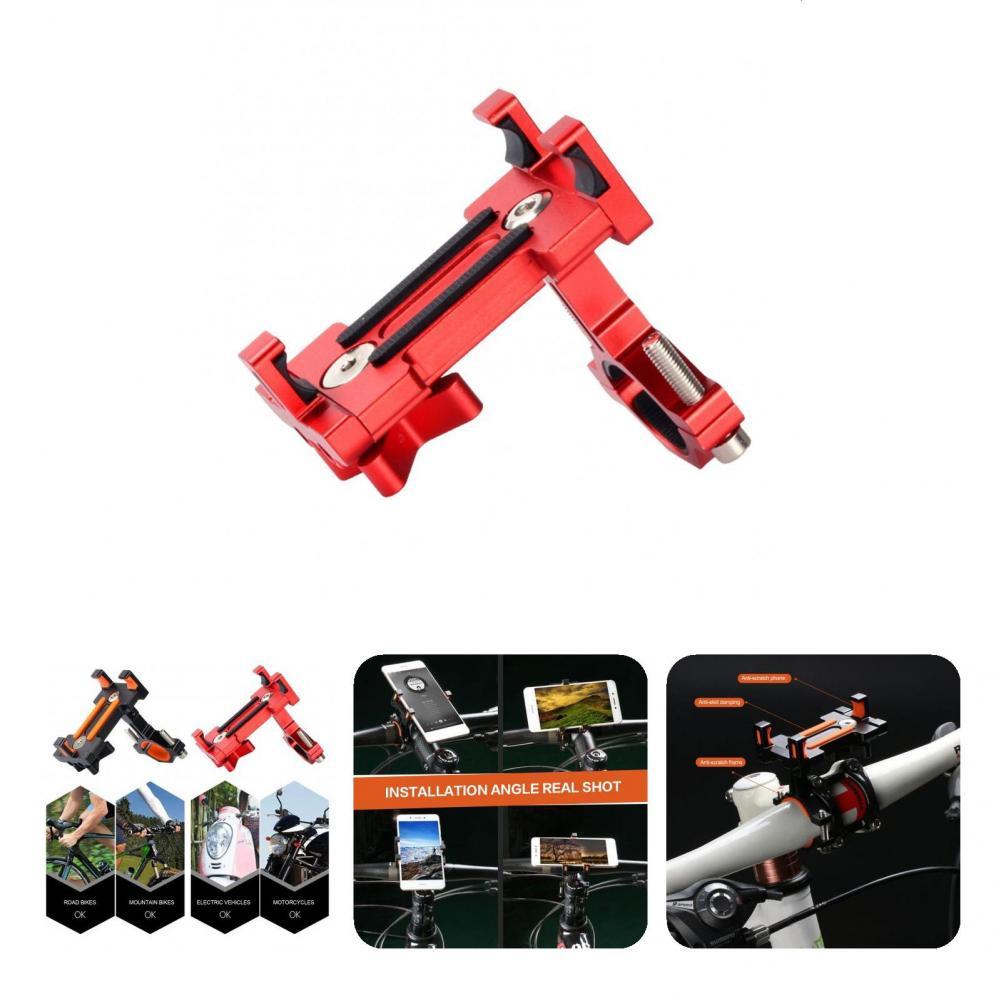 Safe Safe Useful Reliable Phone Holder 6 Colors Bike Phone Mount Retractable for Mountain Bike