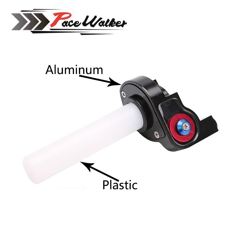 Motorfiets onderdelen visuele Throttle Grips Settle & twist gas gashendel Dirt Pit Bikes atv 50cc-160cc ATV GPX SDG