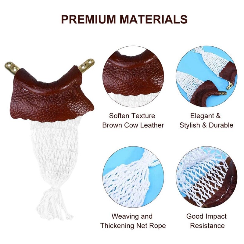 Snooker Pocket Netten Biljart Pooltafel Pocket Netto Vervanging Snooker Tafel Lederen Zakken Set Van 6