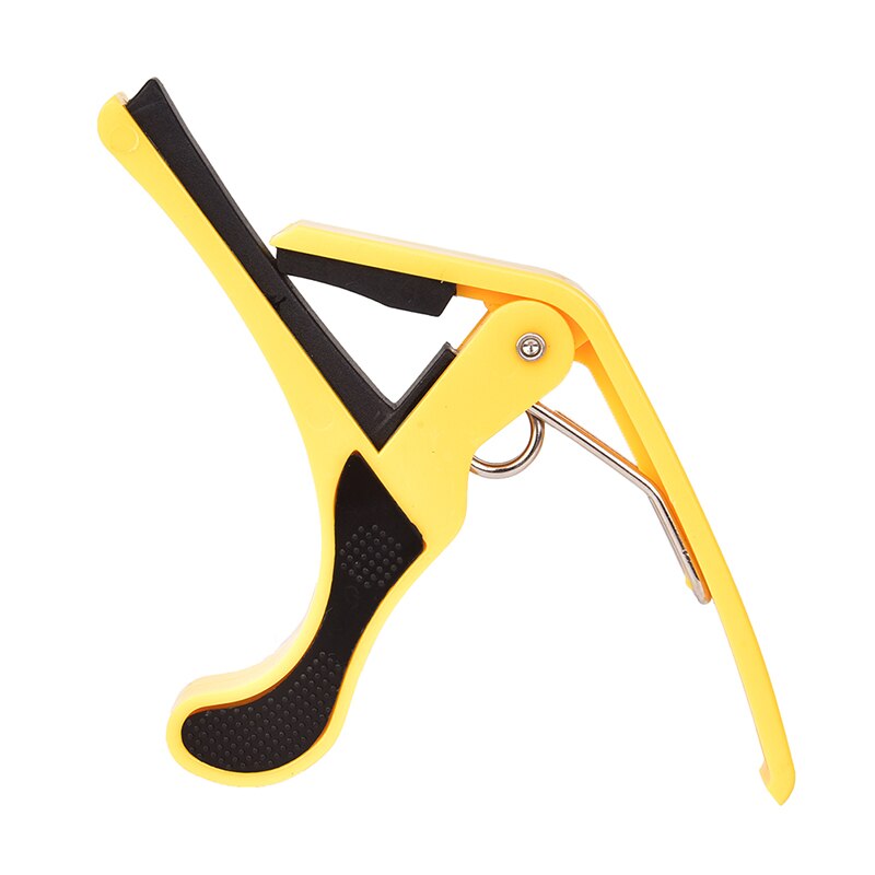 1PCS 6 Colors Key Acoustic Classic Guitar Capo For Tone Guitar Capo Quick Change Clamp: Yellow