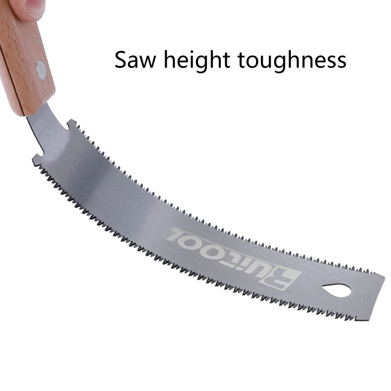 Double Edge Japanese Pull Saw Japanese Steel Flexible Blade Double Edge Flush Cut Hand Saw for Woodworking