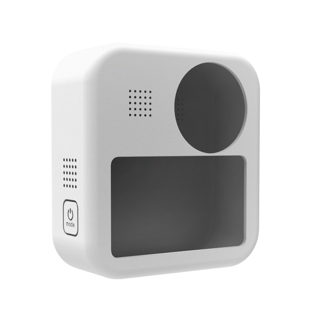 For gopro max tilbehør beskyttende silikonetui myk gummi silikagel + objektivdekselbeskytterhus for go pro 360 kamera