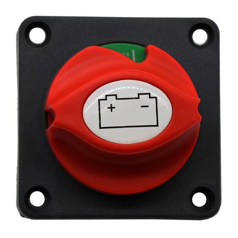 Battery Disconnect Cut On/Off Rotary Switch 12V Boat Rv Atv Marine Boat Switch: Default Title
