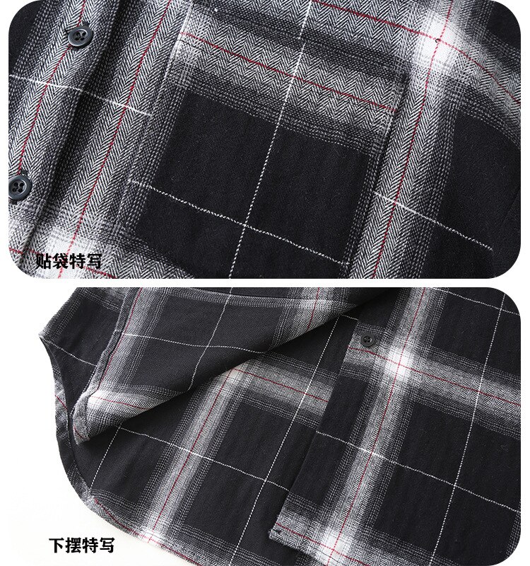 Teen Girls Long Sleeve Plaid Long Shirts Spring Autumn Kids Girl Outfit