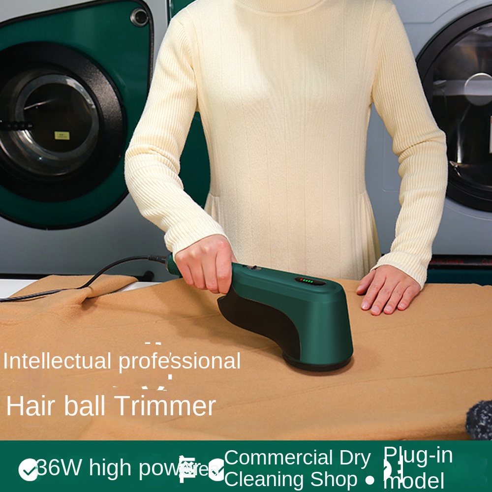60W Commercial Lint Remover Spool Machine Hairball Trimmer Clothes Electric Lint Remover Dry Cleaners Shaving Ball