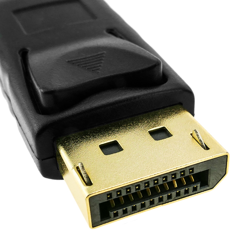 BeMatik - Adaptador DisplayPort macho a DVI-D hembra con cable de 20 cm