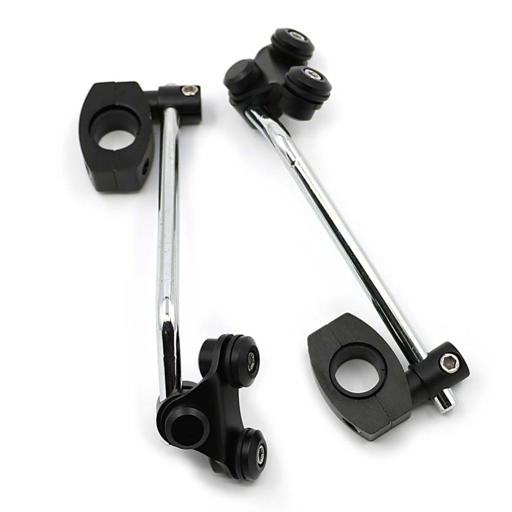 Universal Motorcycle Windshield/Windscreen Bracket 7/8" 22mm - 25mm Standard Handlebar Windshield Mounts Clamps For Street Bikes