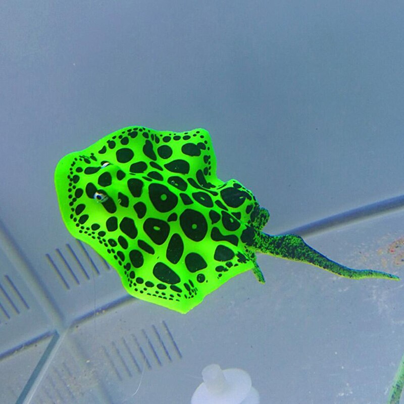 Flerfärgad fisk akvarium djävul fisk dekoration flytande i vatten mini akvarium fisk prydnad akvarium tillbehör