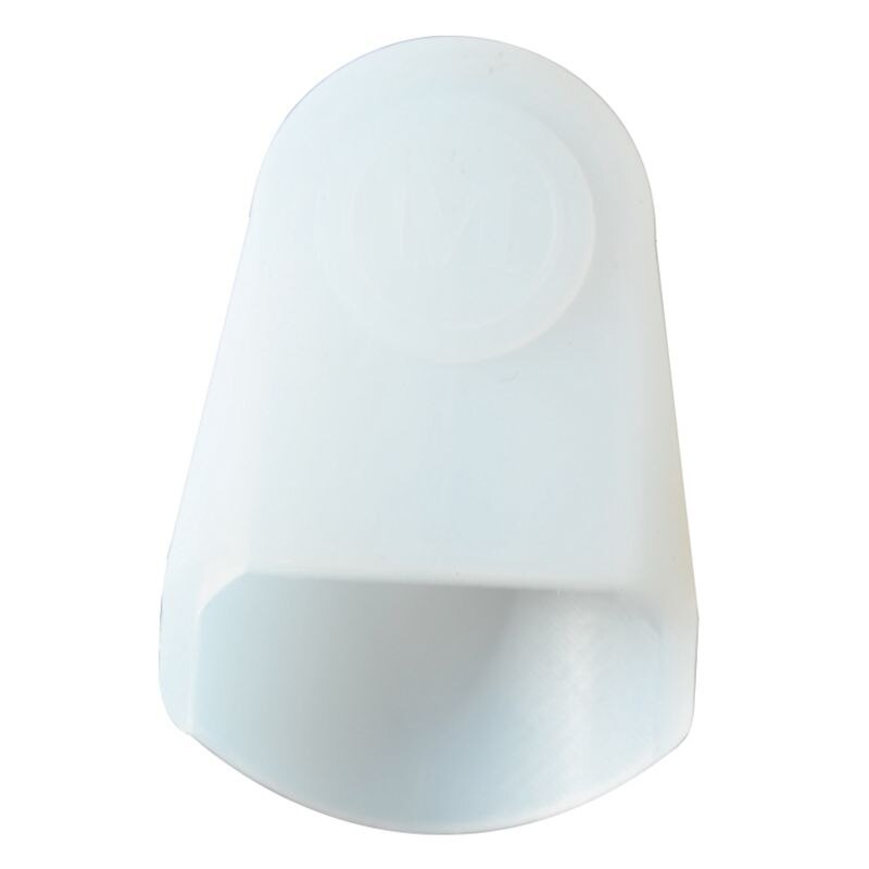 Rubber Klarinet Saxofoon Mondstuk Cap Beschermen Delicate Tip: White