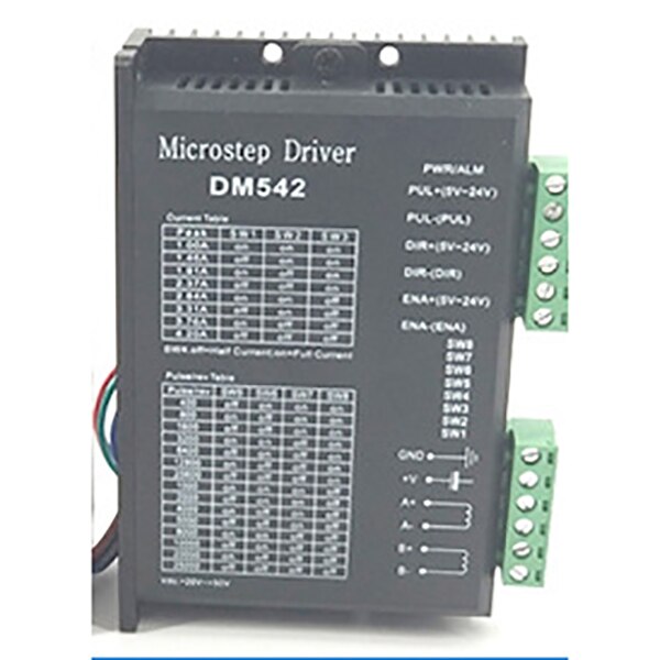 4Pcs DM542 Stepper Motor Controller 2 Phase Digital Stepper Motor Driver for 57 Series Motor