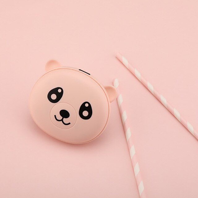Venda de inverno abacate bolso aquecedor mão mais quente 4000 mah elétrica recarregável telefone power bank carregador kawaii mão mais quente presente: Lavanda