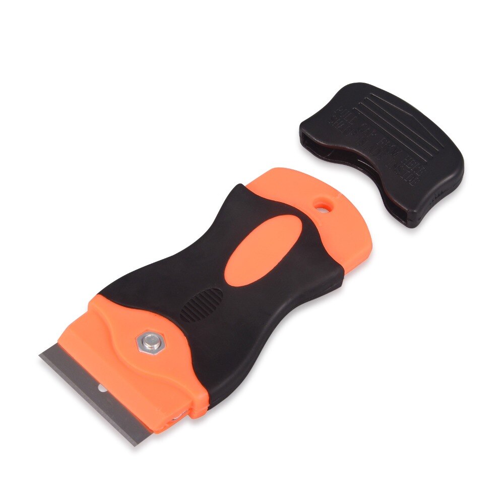EHDIS Auto Razor Scraper with Razor Blade Glass Ceramic Paint Oven Film Glue Car Stickers Remover Window Tint Tool Squeegee
