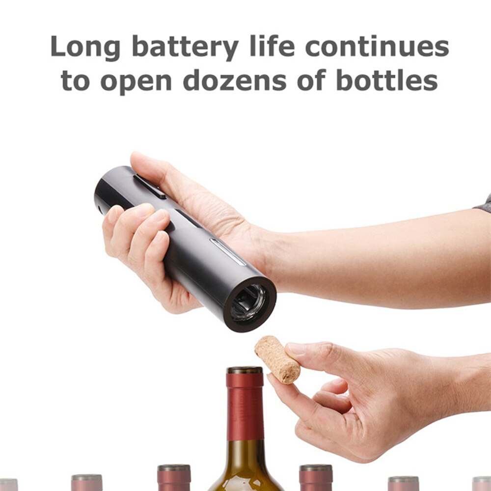 Sacacorchos eléctrico abrebotellas de vino, suministros, carga USB, abrelatas eléctrico automático, Sacacorchos de vino