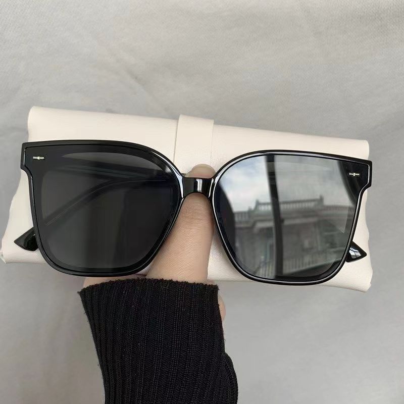 Vintage Grote Frame Vierkante Zonnebril Dames Mode Zonnebril Vrouwen Rijden Brillen Uv400 Oculos De Sol: Rood