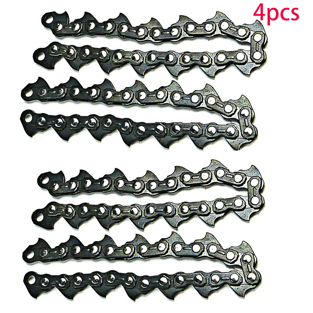 Brush Cutter Accessories 2/4 Pieces Metal Chain Trimmer Line for Brushcutter Head Replacement of Worn Chain for Trimming Head: Brown