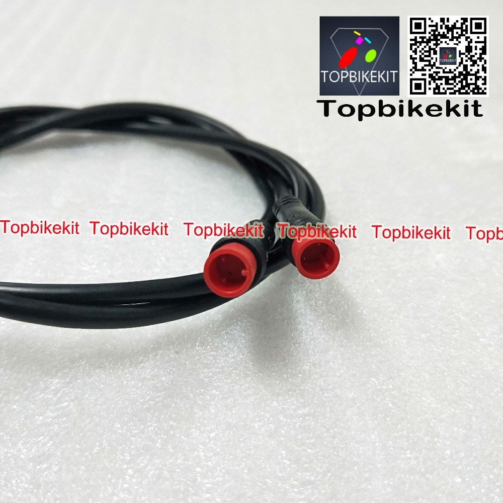 Julei 2pins waterproof cable connector male or female for ebike brake lever 55cm ebike parts