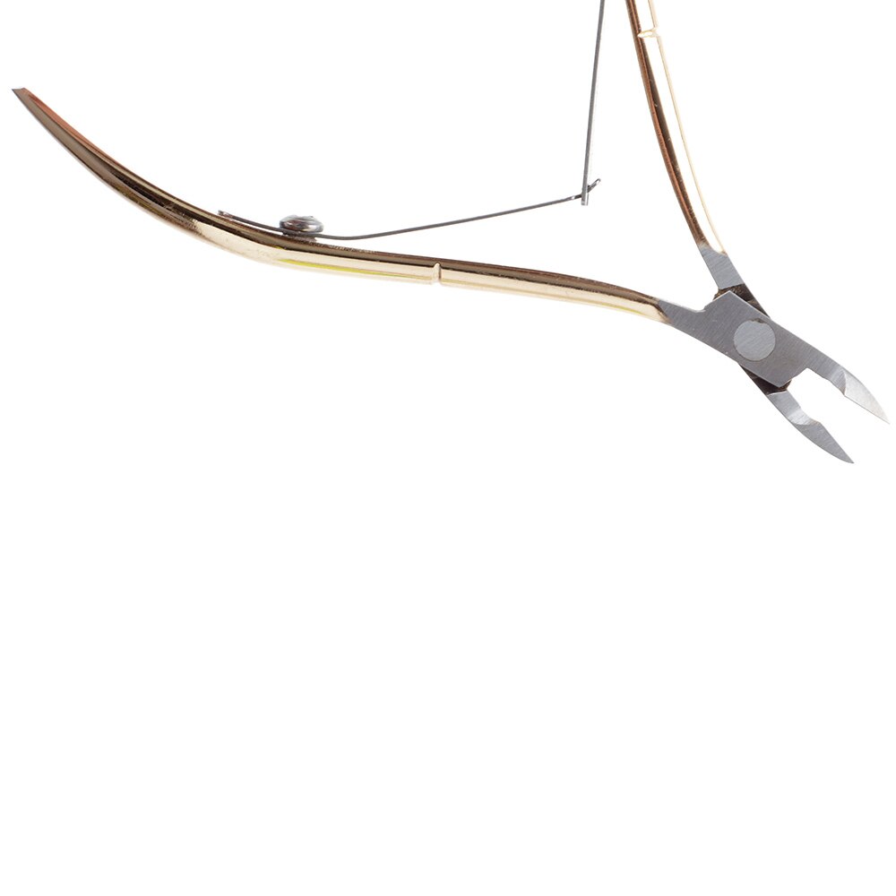 Nagelriemknipper met dubbele veer van roestvrij staal, 1/4- beste nagelgereedschap om dode huid op vingers en tenen te verwijderen