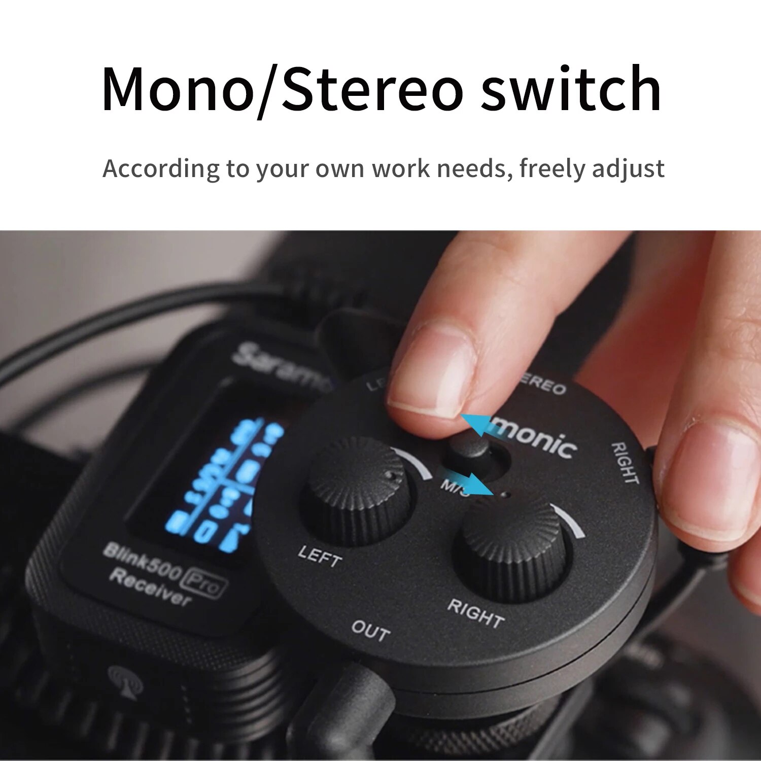 Saramonic AX1 Audio Adapter Mono Stereo 2 Channel Microphone Audio Mixer for DSLR Mirrorless Video Cameras Smartphone Laptop