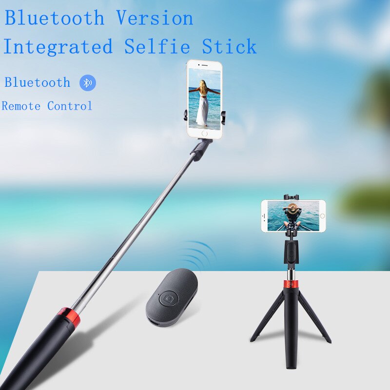 Selfie Stick Tripod - 73cm Extendable - Bluetooth Remote - Foldable Aluminum for Smartphones