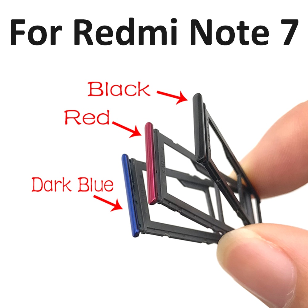 Nowy zamiennik dla Xiaomi Redmi uwaga 10 Pro uwaga 9S 9 8 Pro 7 Nano SIM uchwyt karty taca Chip gniazdo uchwyt Adapter gniazdo + Pin