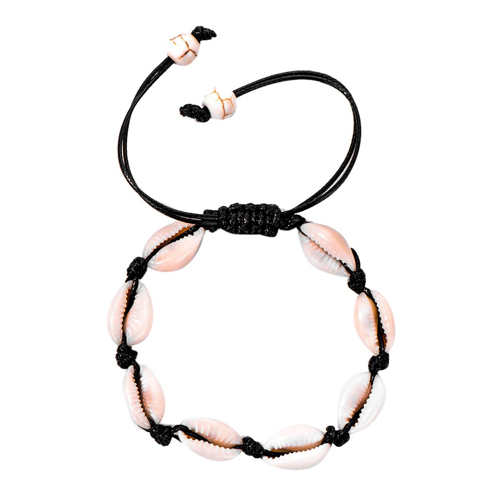 Hülse Conch frauen Weibliche Handgemachte hawaiisch Armbinde Fußkettchen Schmuck браслет для женщин Armbinde für frauen
