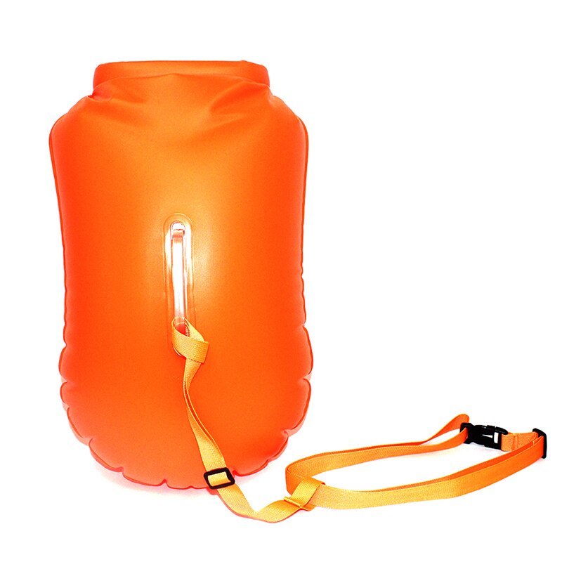 1Pcs Opslag Float Zak Opblaasbare Veiligheid Zwemmen Water Sport Badmeester Met Waistbelt Zwemmen Surfen Levensreddende Drift Bag