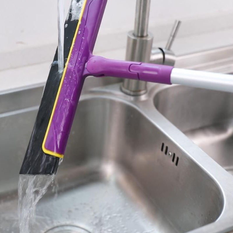 Eyliden 38 Inch Adjustable EVA Squeegee Broom Water Sweeper for Bathroom,Glass,Window,Floor Wiper Squeegee