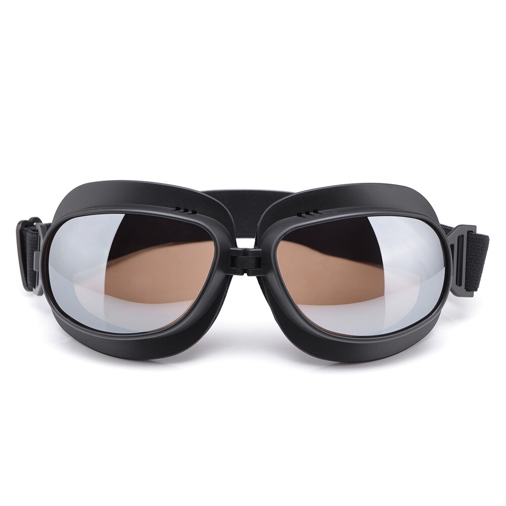Gafas motorcykel glasögon hjälm glasögon pilot skoter retro moto utomhus smutscykel ridning solglasögon motocross glasögon terräng: Silverlins