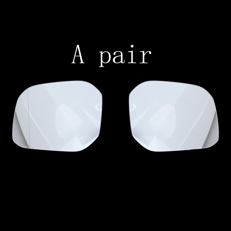 Auto Wide Angle Left Right Heated Wing Rear Mirror Glass for VW Caddy: A pair