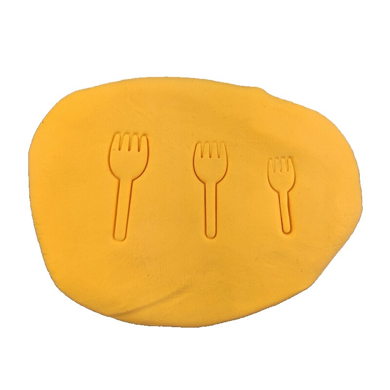 Couteaux à biscuits en forme de fourchette, ustensiles de table, moules à Fondant, biscuits, pâtisserie, bricolage, formes de gâteaux, cuisine de noël, outils de décoration, 3 pièces