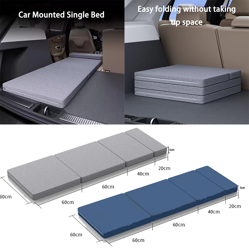 Materac samochodowy Łóżko kempingowe Łóżko składane Podkładka robić spania w podróży Mata biurowa Podkładka robić spania w samochodzie Składana deska przedłużająca