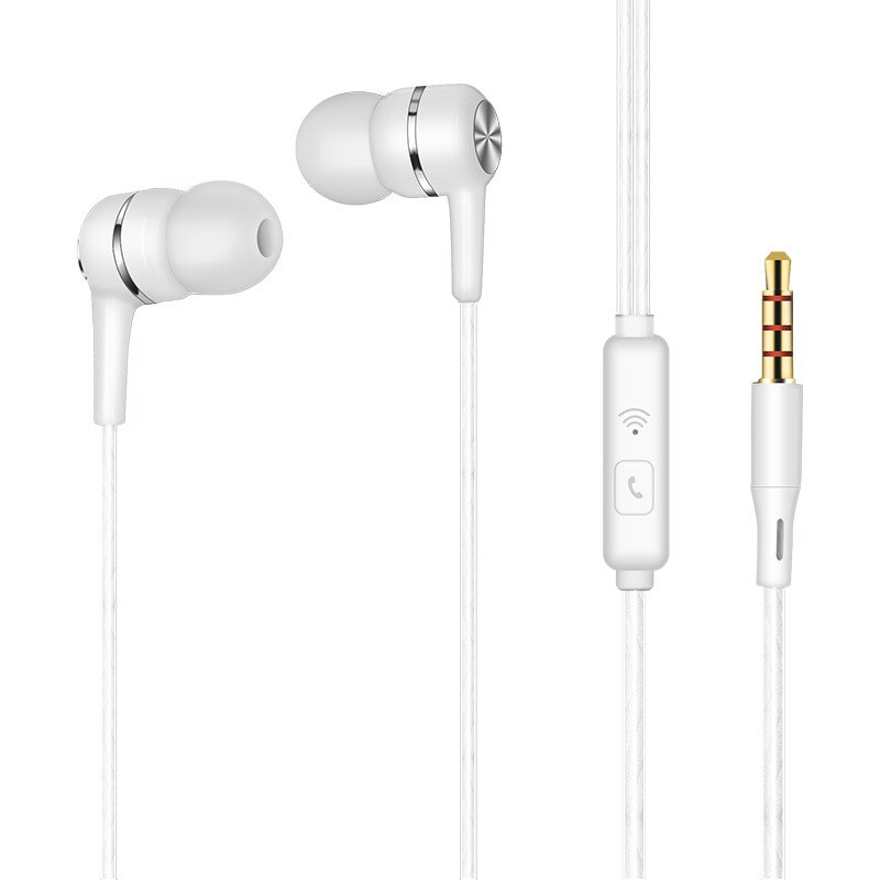 Nuovo frutti Colorati in-orecchio Auricolare Bianco per Samsung galassia S6 cablata Cuffie con Microfono 3.5mm Jack per Cuffie per il Telefono Cellulare: bianca