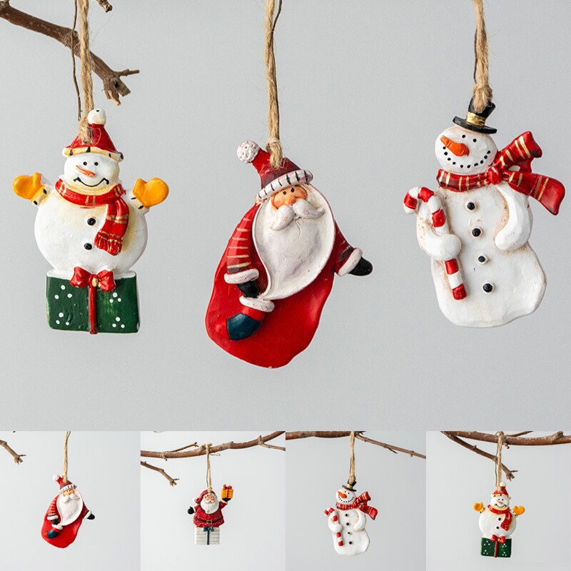 Julepynt kreativitet nisse sokker elg juletre lite anheng hengende harpiks håndverk årsfest hjemmeinnredning