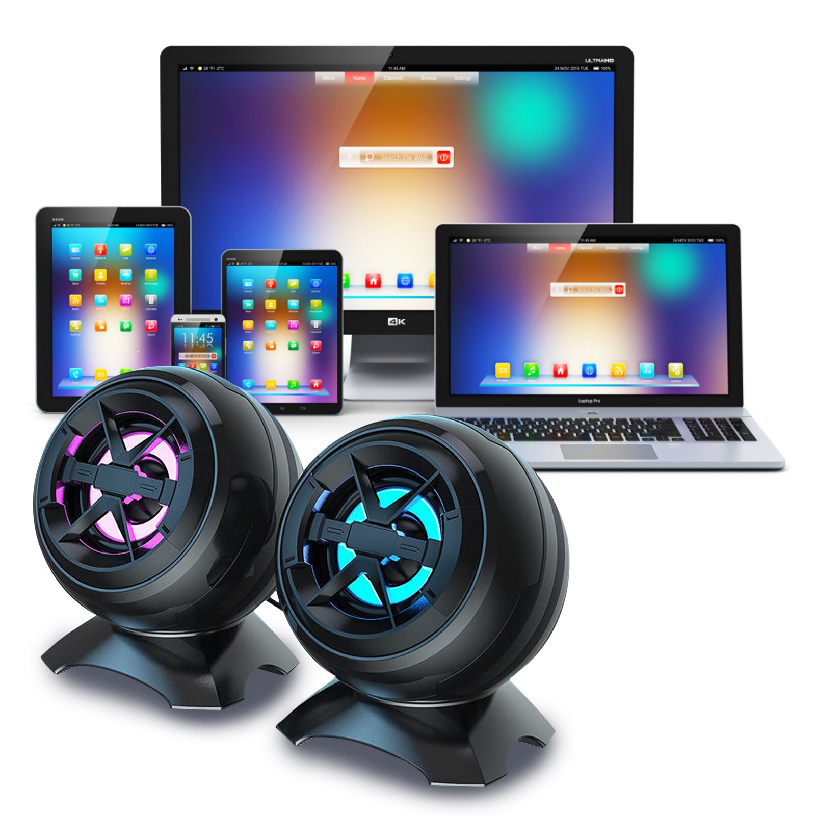 Laptop Speakers Fabulous Stereo Speakers With Excellent Sound Effect
