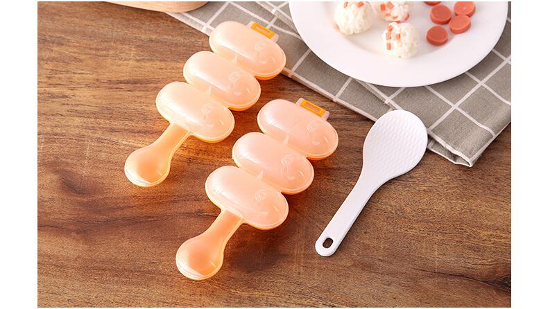 1PC DIY Cute Mini Rice and Vegetable Roll Mold Meat Ball Maker Sushi Onigiri Tool Kitchen Gadgets OK 0761